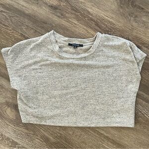 Evenuel Gray Heather Crop Tee
